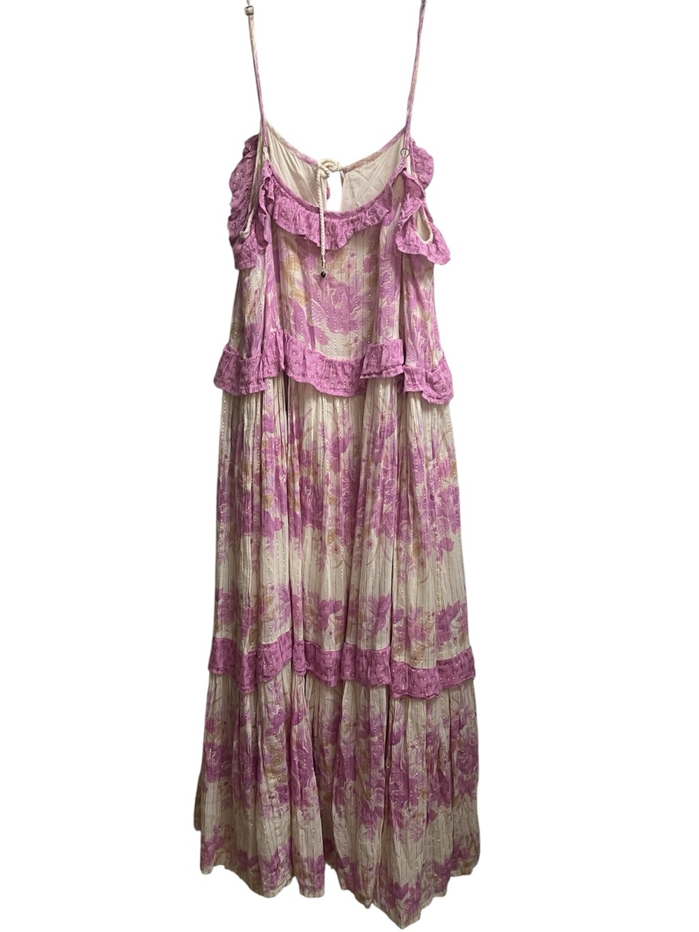 Spell & The Gypsy COCO LEI Strappy Pink Floral Maxi Dress SZ M - Picture 3 of 3